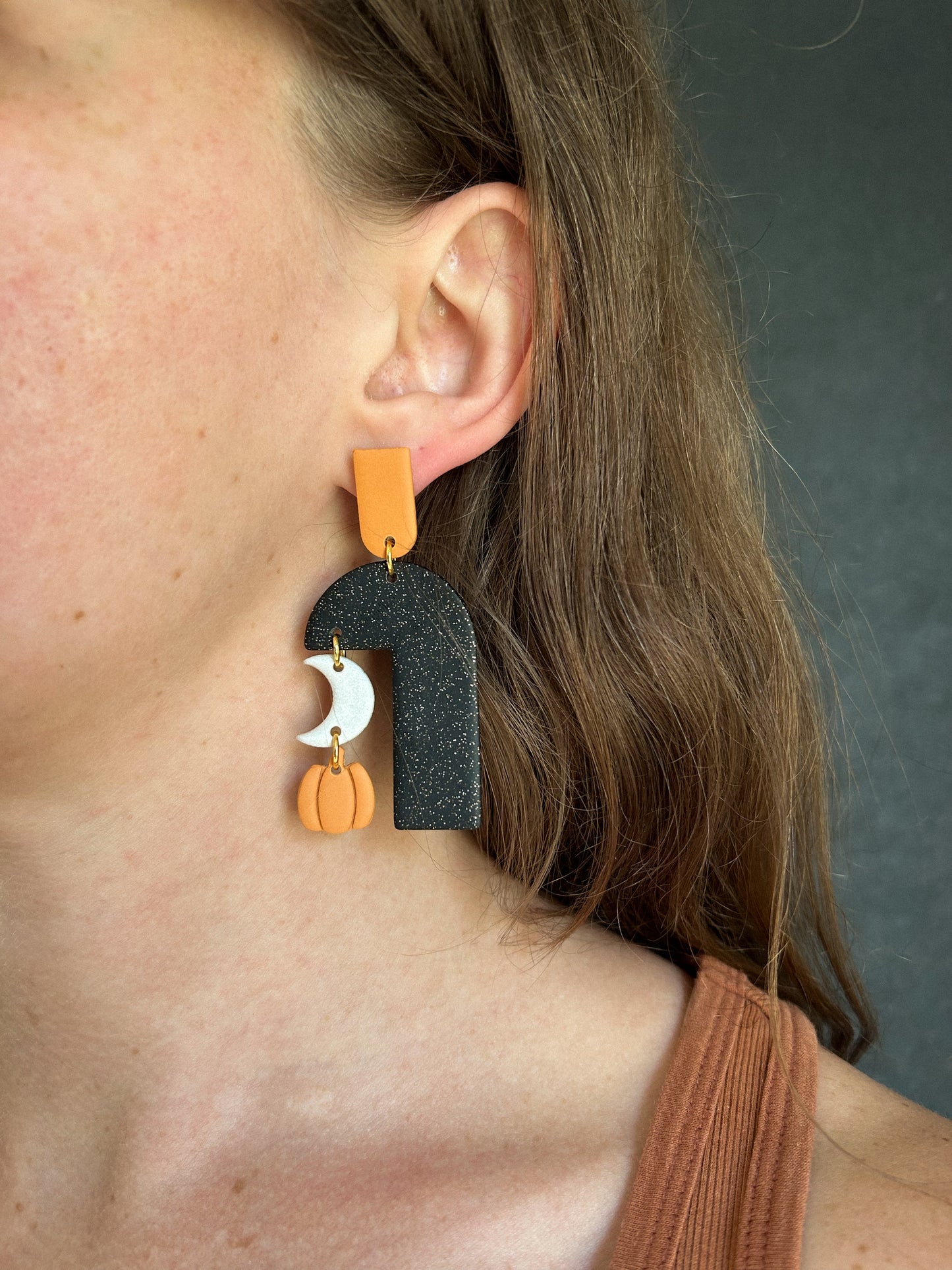 Halloween Cleo Earrings