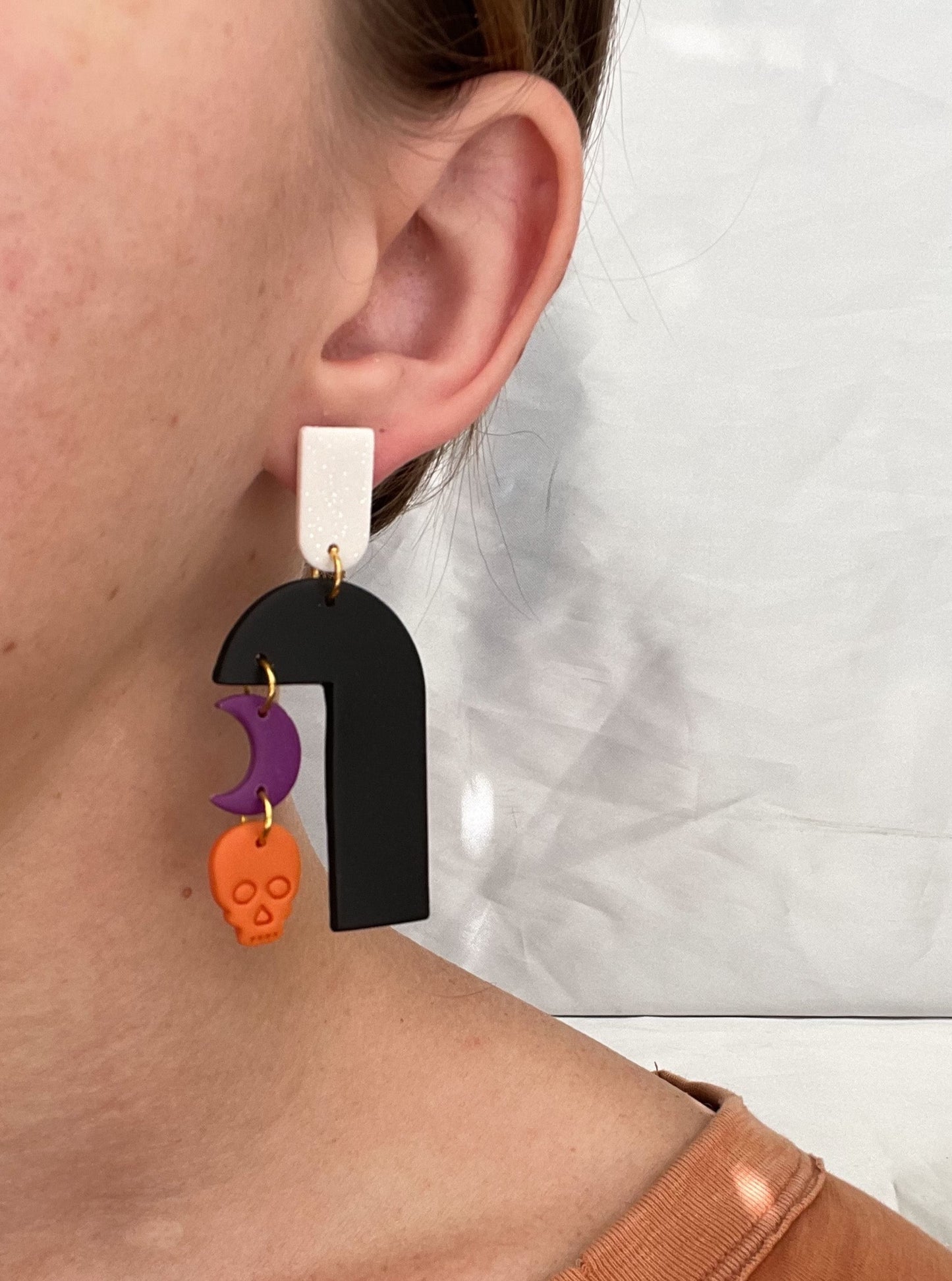 Halloween Cleo Earrings