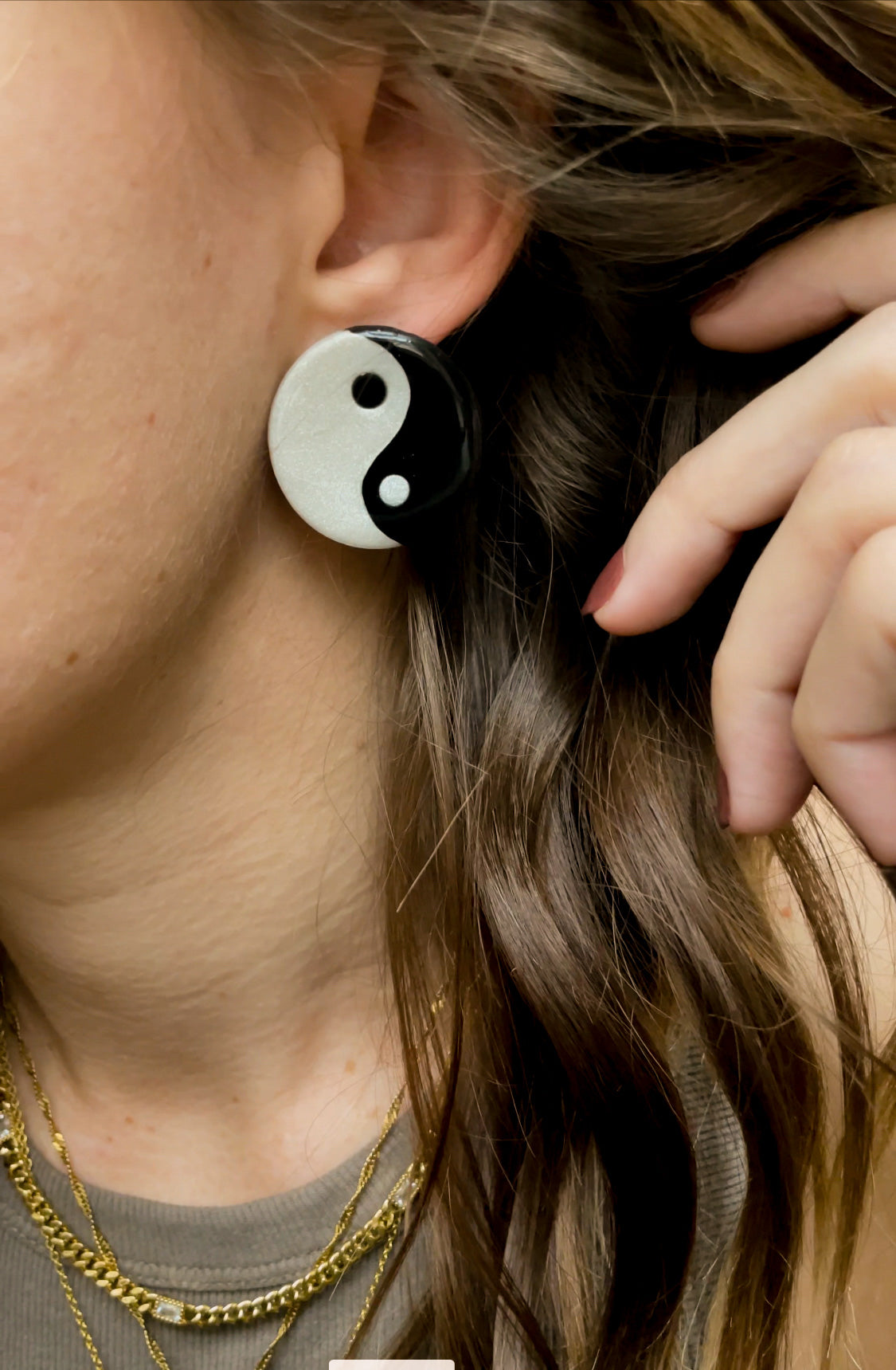 Calypso Yin Yang Studs
