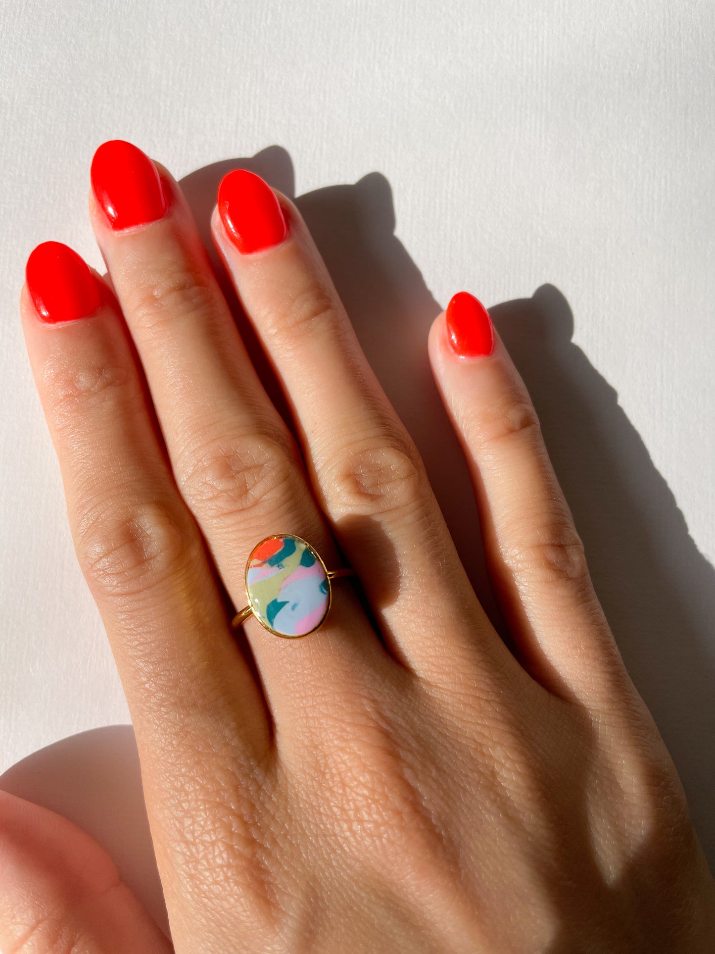 Summer Vibes Adjustable Ring