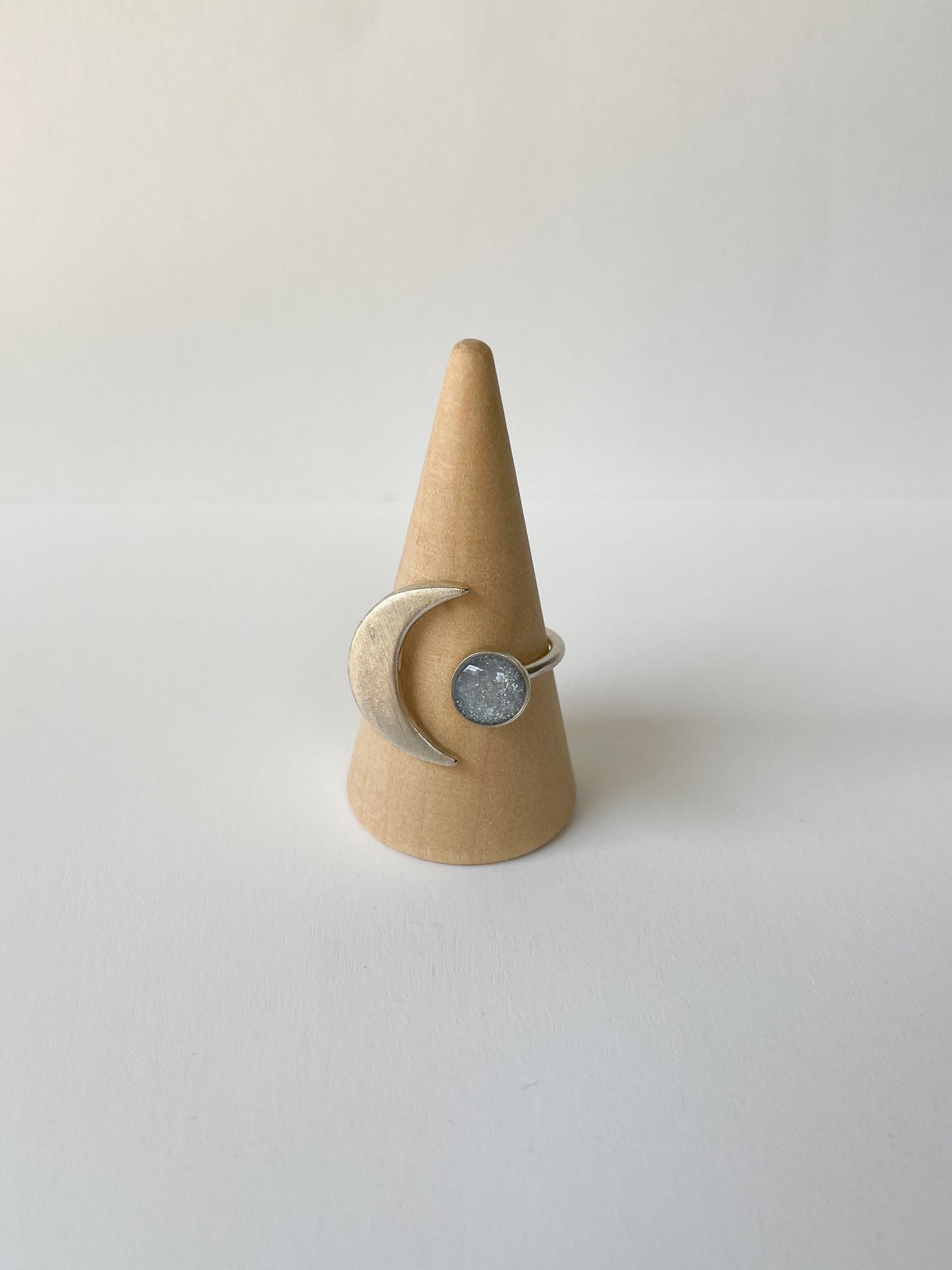 Celestial Ring Adjustable Ring in Antique Silver