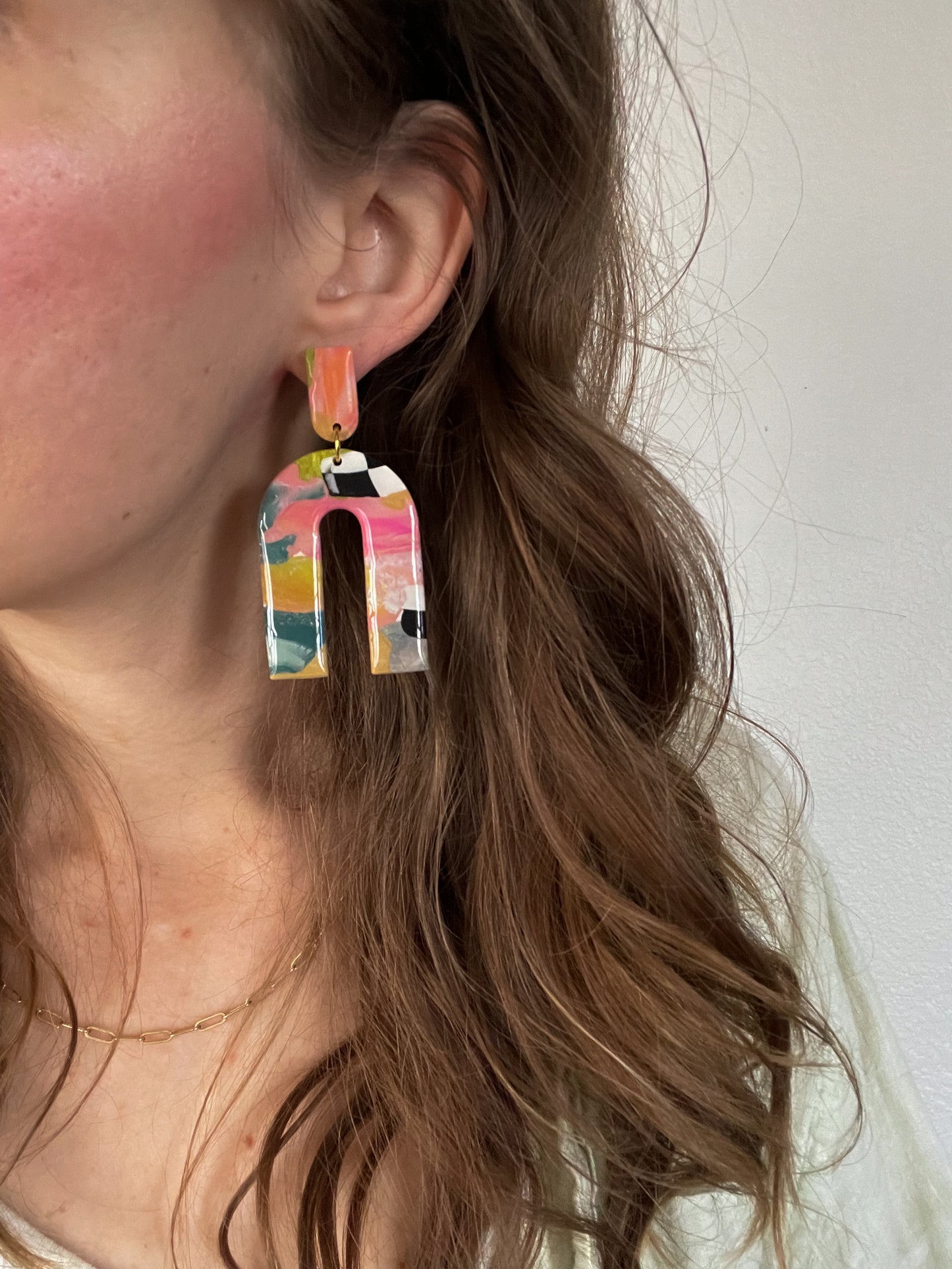 Patchwork Arch Earrings