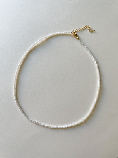Ellory Choker Necklace in White