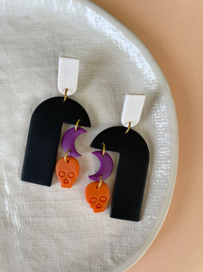 Halloween Cleo Earrings