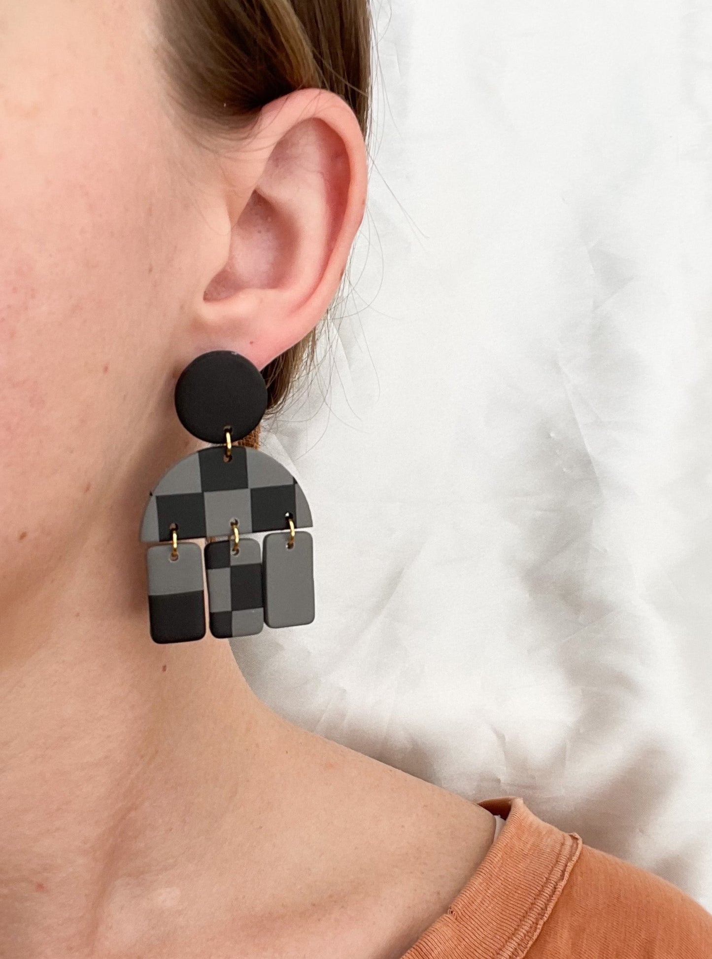 Ziggy Earrings in "The Gray Spell"