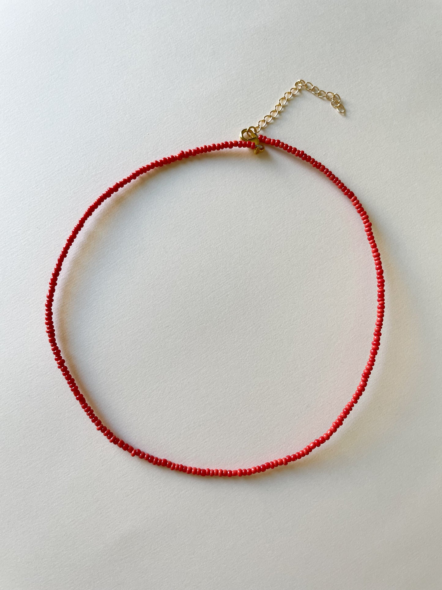 Ellory Choker Necklace in Red