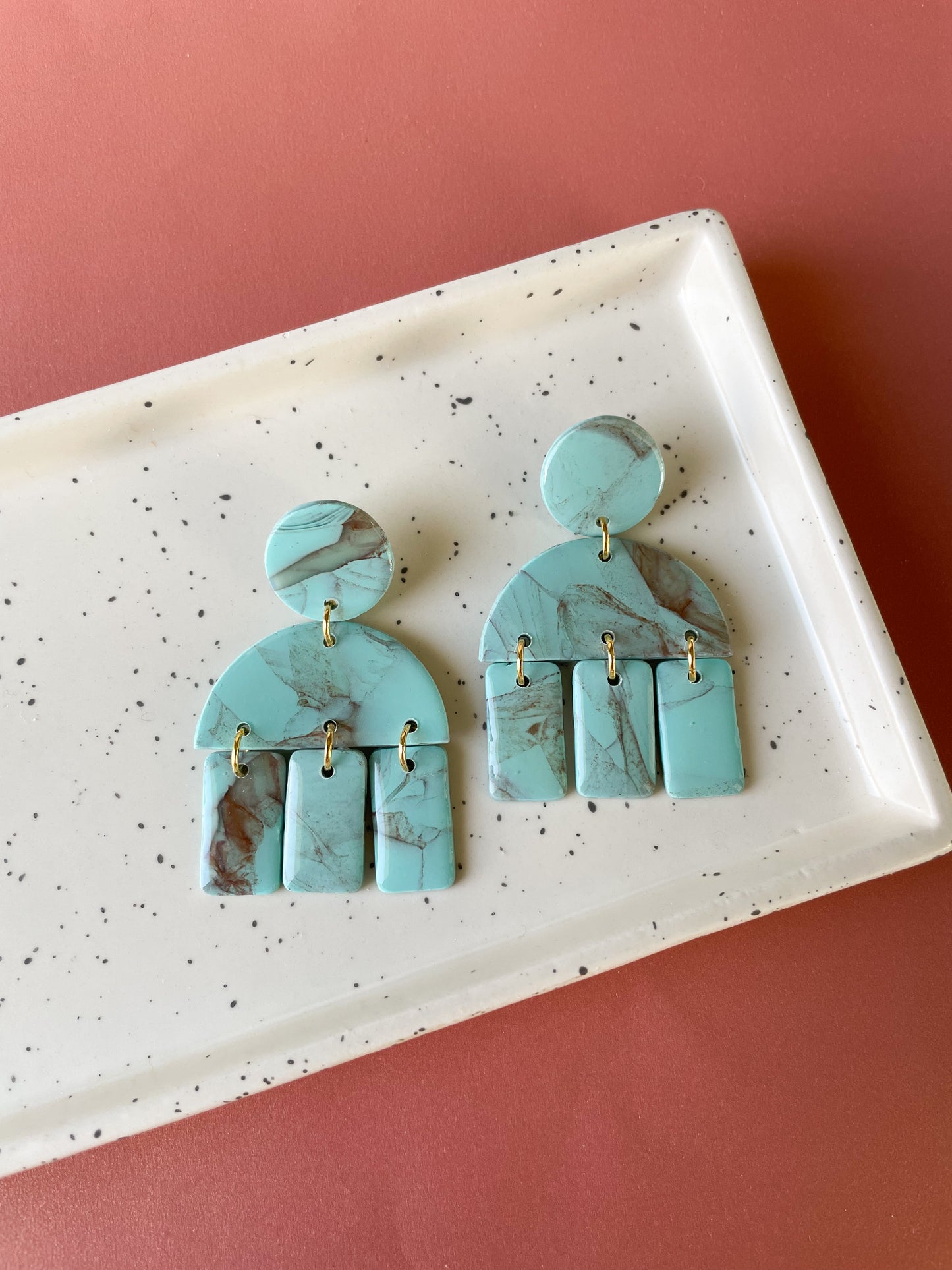 Ziggy Earrings in Turquoise