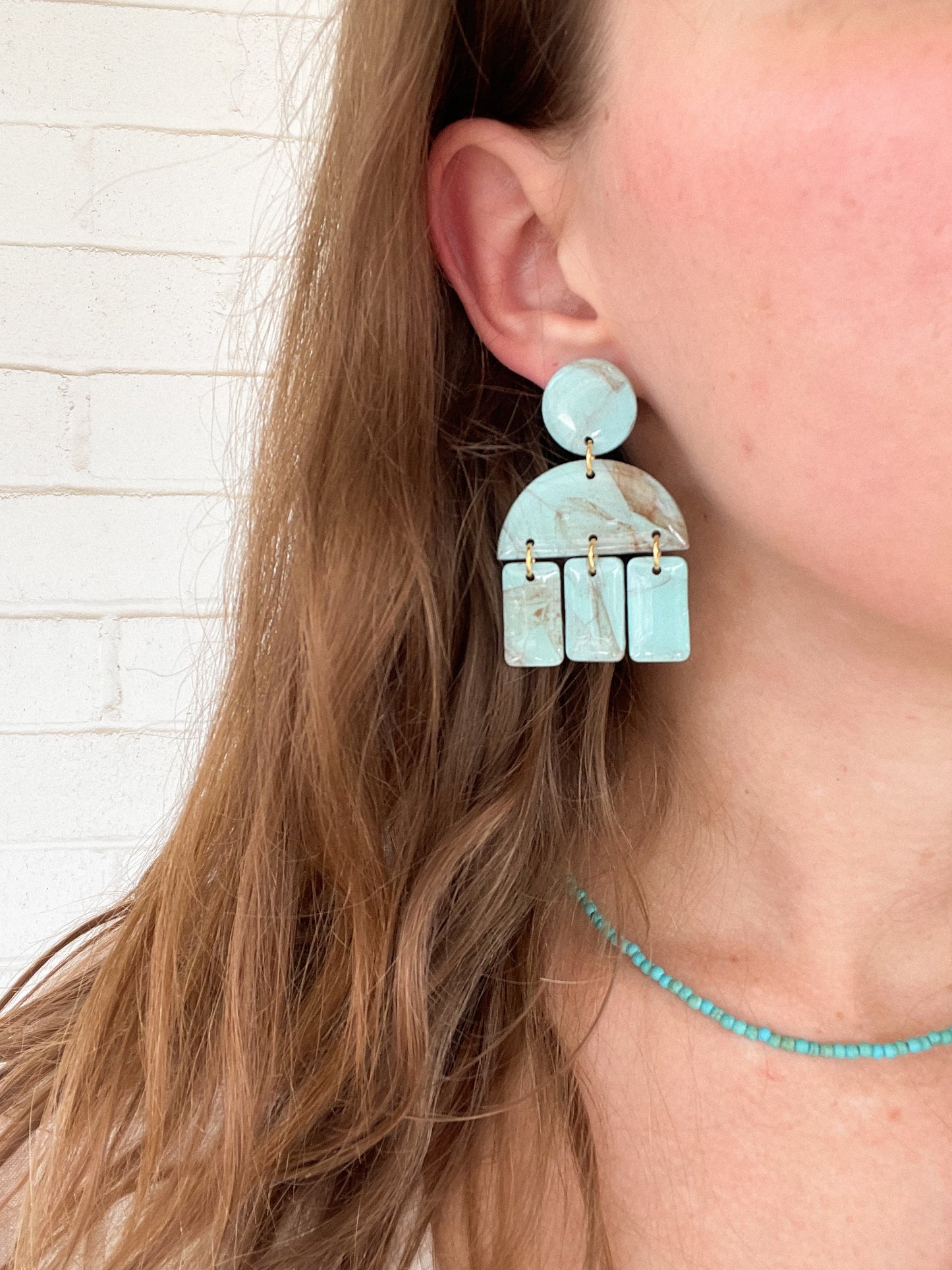 Ziggy Earrings in Turquoise